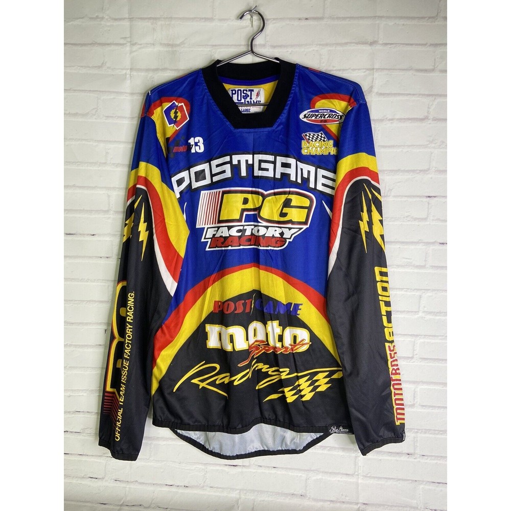 VTG Post Game PG Factory Racing Moto Sport Motocross Official Team Jersey Size L